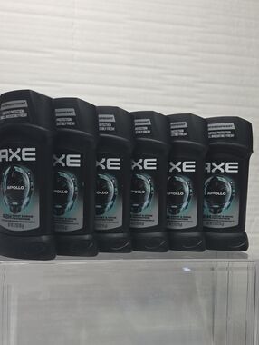 6 AXE Apollo Men's Antiperspirant Deodorant Stick - Apollo